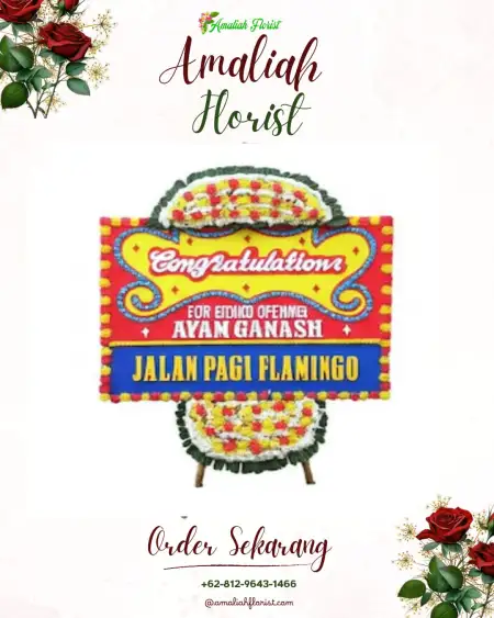 Sewa Papan Bunga Mungka